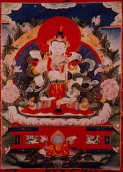 Vajrasattva Yab Yum (rainbow pants)