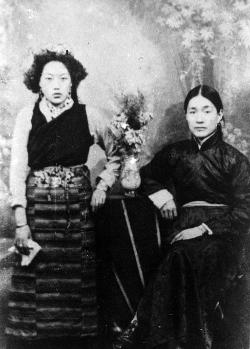 Kyabje Dudjom Rinpoche and Sangyum Kusho
