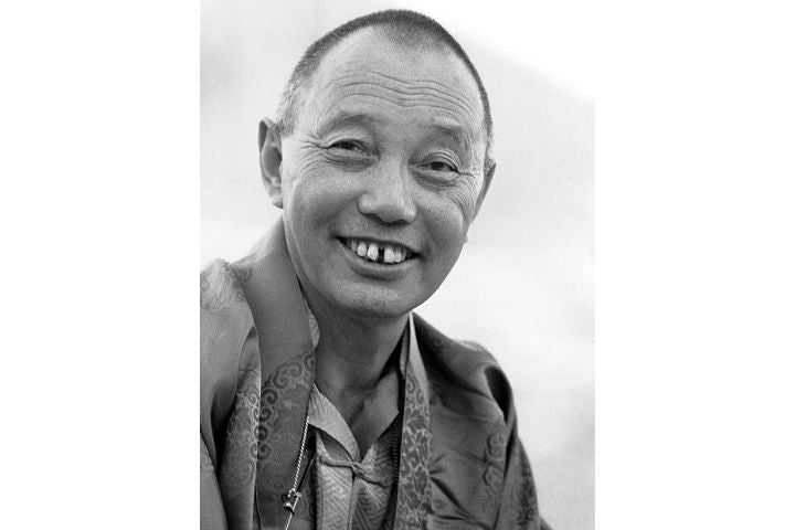 Gyatrul Rinpoche (Black and White)